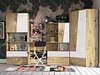 Комплет мебел Almira 116 (Артисан даб + Бела)