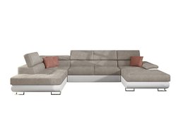 Аголна софа Comfivo Ruta IV (Soft 017 + Uttario Velvet 2979 + Uttario Velvet 2955 St)
