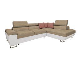 Аголна софа Comfivo Ruta II (Soft 017 + Uttario Velvet 2979 + Uttario Velvet 2955)