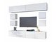 Комплет за дневен престој Remus XVI (Бела + Сјајна бела)