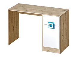 Биро Balvire 110 (Светол даб + Бела + Тиркизна)