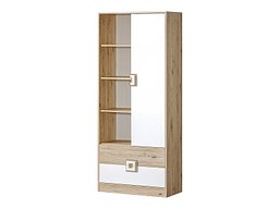 Библиотека Balvire 105 (Светол даб + Бела)