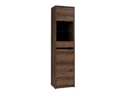 Библиотека Fivelbo 113 (Манастирски даб + Сјајна црна)