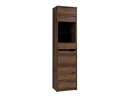 Библиотека Fivelbo 113 (Манастирски даб + Сјајна црна)