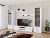 Комплет за дневен престој Tornola 109 (Бела + Сјајна бела)
