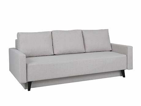 Софа на развлекување Delbene 129 (Aura 23 + Сјајна црна)