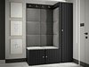 Гардеробер Hartford 393 (Црна)