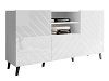 Комода со фиоки Charlotte 143 (Бела + Сјајна бела)