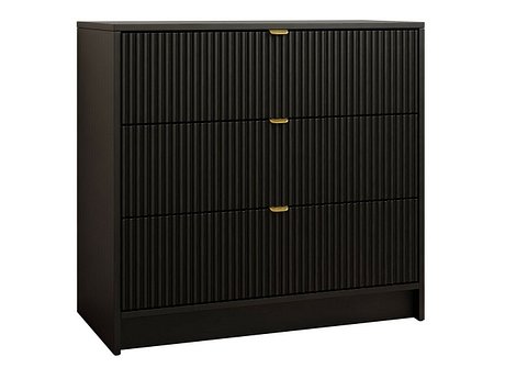 Комода со фиоки Comfivo Papilio I (Црна)