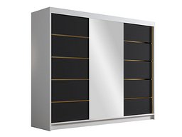Гардеробер Closico Veltron II (Бела + Црна)