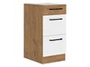 Модуларен шкаф со фиоки Wood White 139