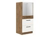 Модуларен шкаф за вградени апарати Wood White 102