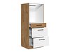 Модуларен шкаф за вградени апарати Wood White 102