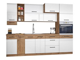Модуларен кујнски комплет Wood White 137