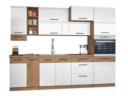 Модуларен кујнски комплет Wood White 137