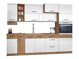 Модуларен кујнски комплет Wood White 137