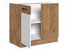 Модуларен шкаф со вратички Wood White 103