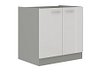 Модуларен шкаф за кујнски мијалник со вратички Multi White 110