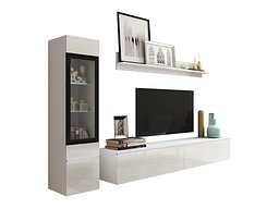 Комплет за дневен престој Mirfivo 100 (Бела + Сјајна бела)