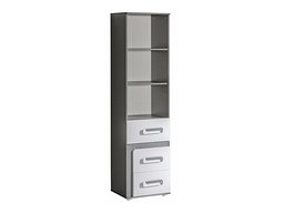 Библиотека Levtala 105 (Антрацит + Бела)