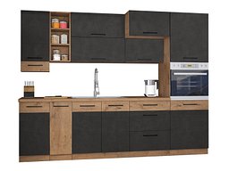 Модуларен кујнски комплет Wood Grey 136
