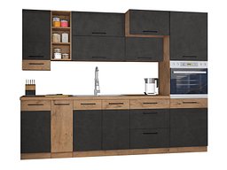 Модуларен кујнски комплет Wood Grey 136