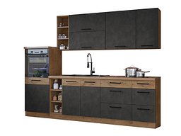 Модуларен кујнски комплет Wood Grey 137