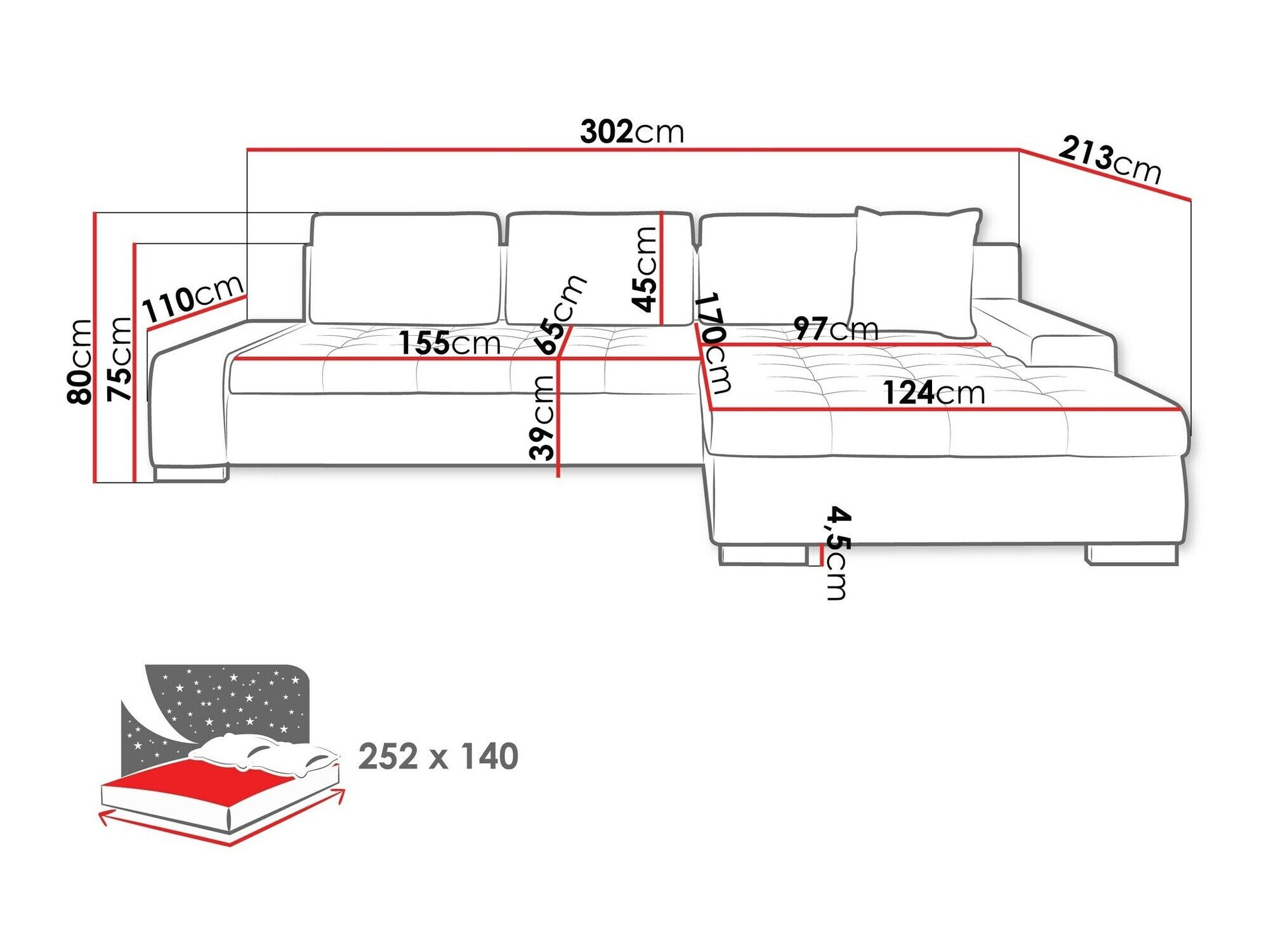 Аголна гарнитура Comfivo Nitor II (Kronos 19)