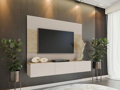 Комплет за дневен престој Comfivo Salix (Беж + Кремона даб)
