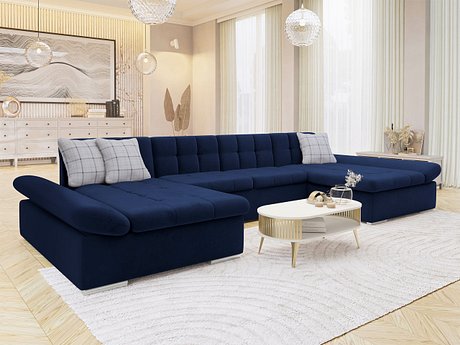 Аголна софа Comfivo Ficus (Magic Velvet 2216 + Senegal 818)