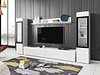 Комплет за дневен престој Mirfivo 101 (Бела + Сјајна бела)