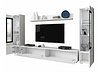 Комплет за дневен престој Mirfivo 101 (Бела + Сјајна бела)