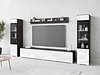 Комплет за дневен престој Mirfivo 101 (Матера сива + Сјајна бела)