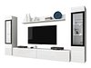 Комплет за дневен престој Mirfivo 101 (Бела + Сјајна бела)