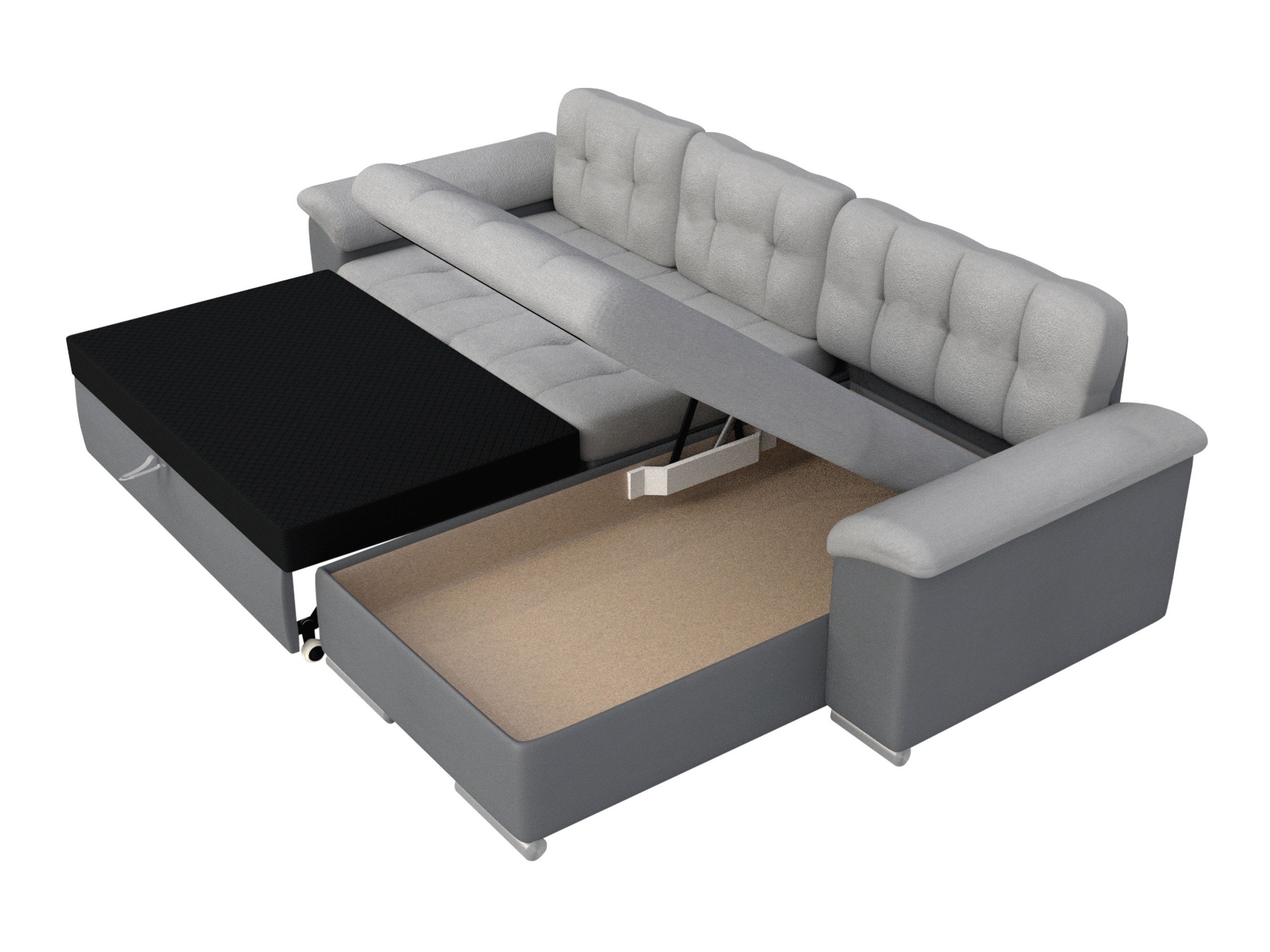 Аголна гарнитура Comfivo Mica II (Piano 21 + Mokka 03)