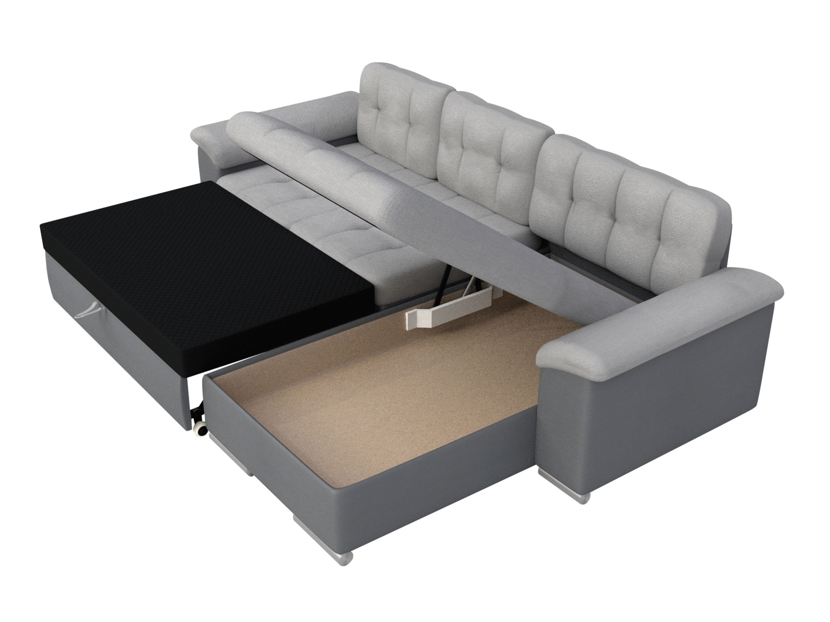 Аголна гарнитура Comfivo Mica II (Piano 21 + Mokka 03)