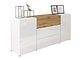 Комода Sarasota 191 (Бела + Вотан даб)