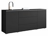 Комода со фиоки Mirfivo 102 (Графит)