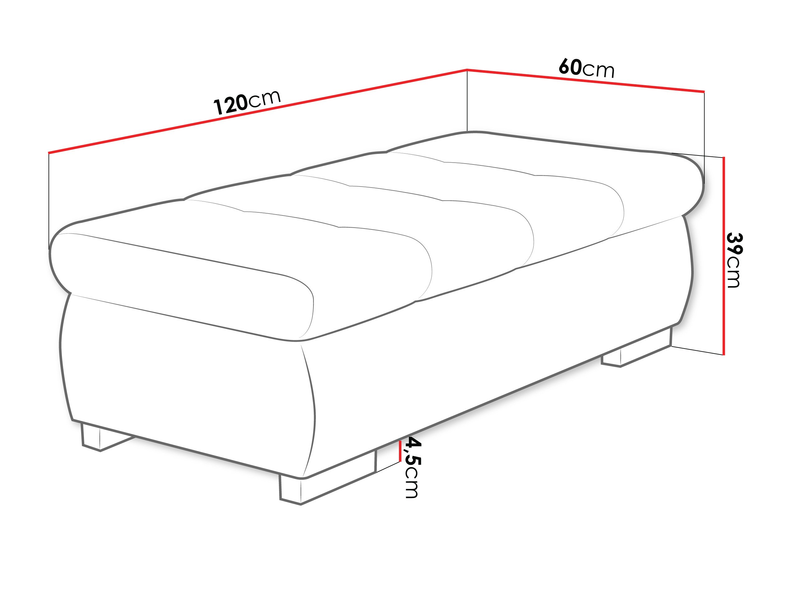 Тапацирана клупа Comfivo Nitor I (Soft 011 + Lux 05)