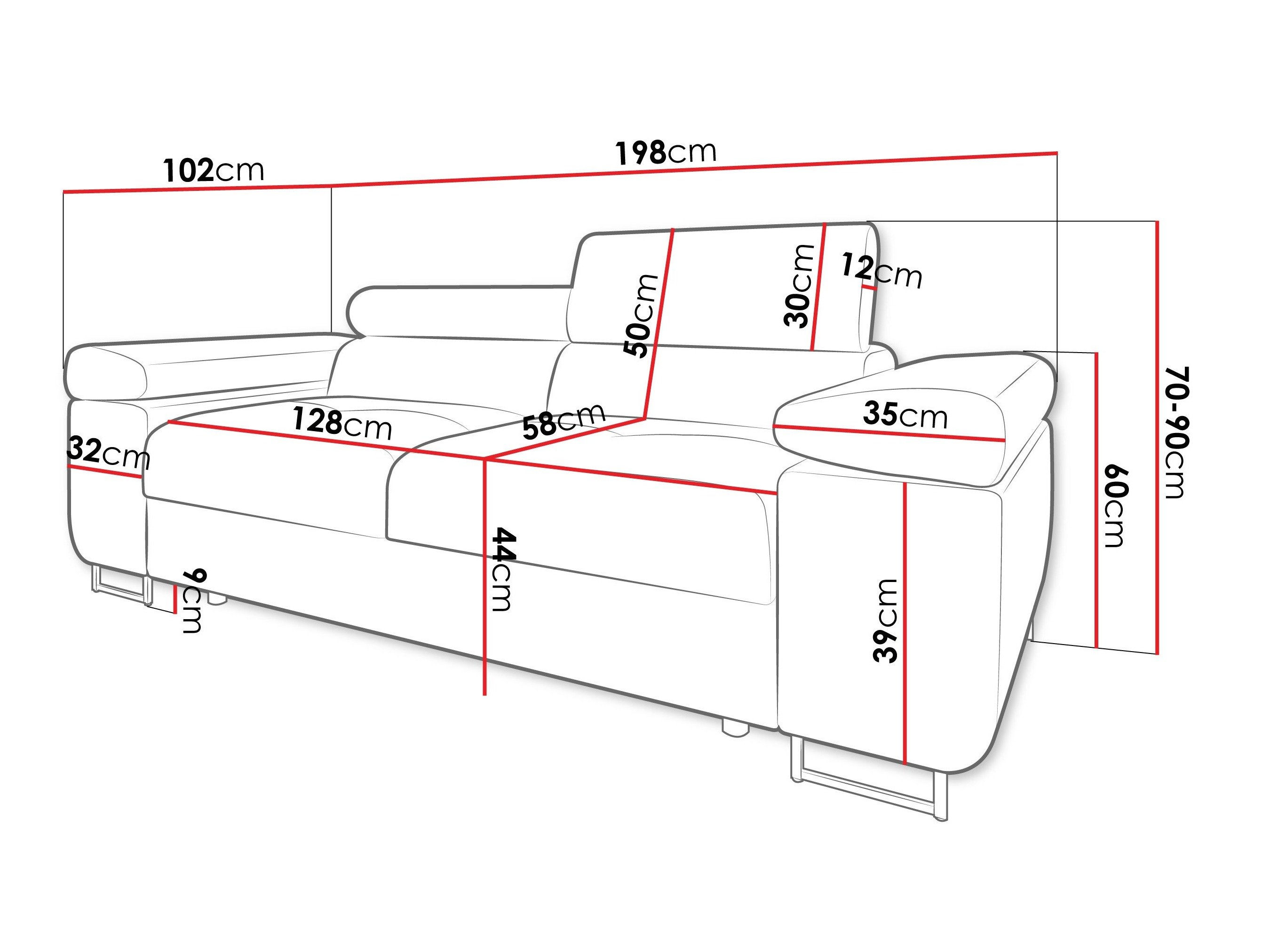 Софа Comfivo Vinetum II (Soft 017 + Lux 05)