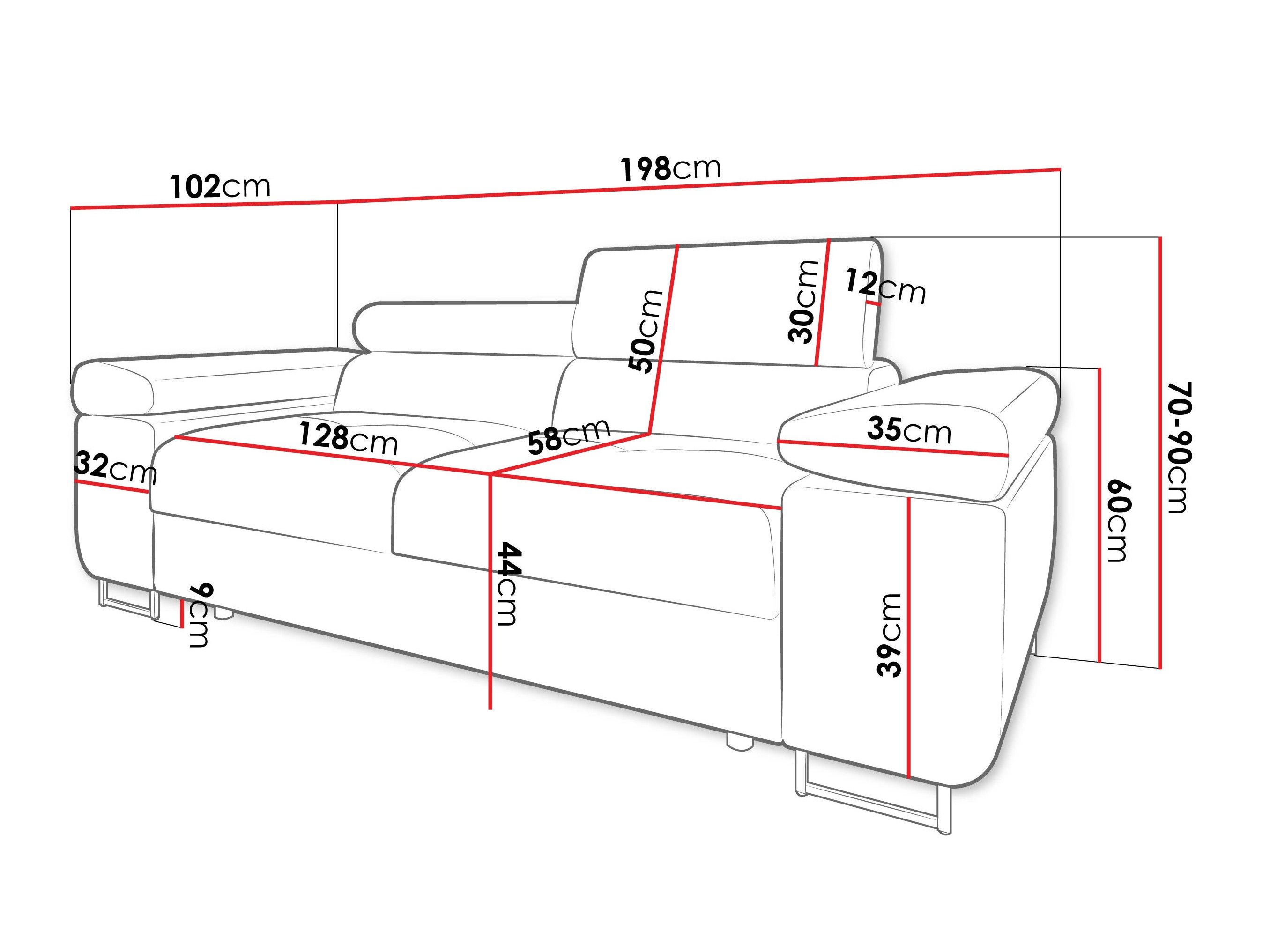 Софа Comfivo Vinetum II (Soft 066 + Lux 03)