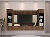 Комплет за дневен престој Comfivo Salix I (Орев + Светла Travertine)