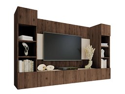 Комплет за дневен престој Comfivo Salix I (Орев + Светла Travertine)