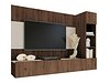 Комплет за дневен престој Comfivo Salix II (Орев + Светла Travertine)