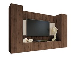 Комплет за дневен престој Comfivo Salix V (Орев + Светла Travertine)
