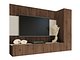 Комплет за дневен престој Comfivo Salix VI (Орев + Светла Travertine)
