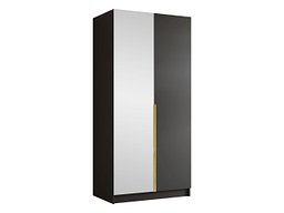 Гардеробер Closico Staton II (Црна)