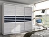 Гардеробер Honolulu 116 (Сив даб+ Графит)