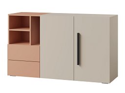 Комода со фиоки Etruva 106 (Кашмир + Розова)