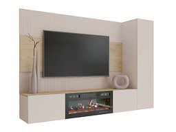 Комплет за дневен престој Comfivo Salix IX (Беж + Кремона даб)